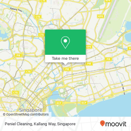 Peniel Cleaning, Kallang Way map