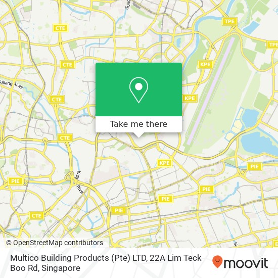 Multico Building Products (Pte) LTD, 22A Lim Teck Boo Rd map