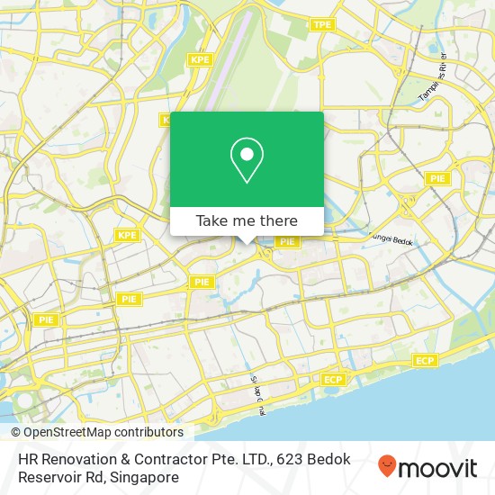 HR Renovation & Contractor Pte. LTD., 623 Bedok Reservoir Rd map