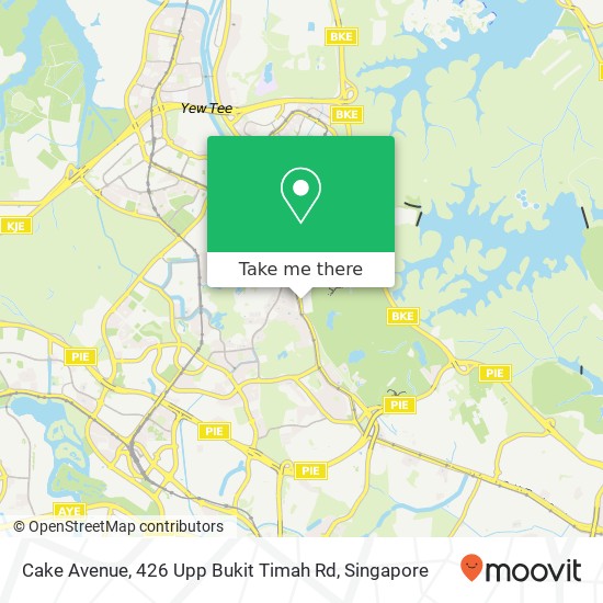 Cake Avenue, 426 Upp Bukit Timah Rd map