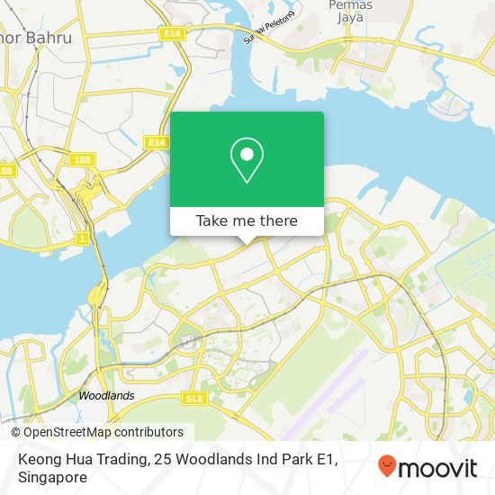 Keong Hua Trading, 25 Woodlands Ind Park E1地图