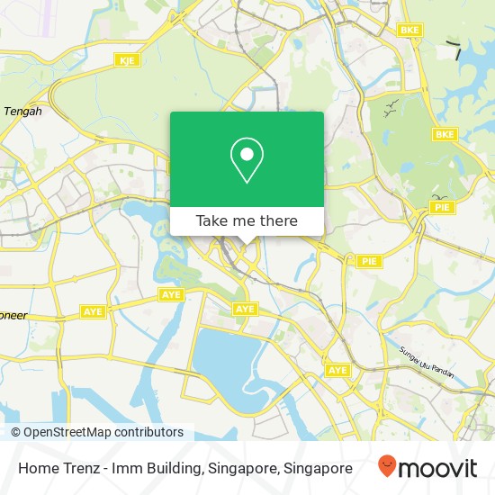 Home Trenz - Imm Building, Singapore map