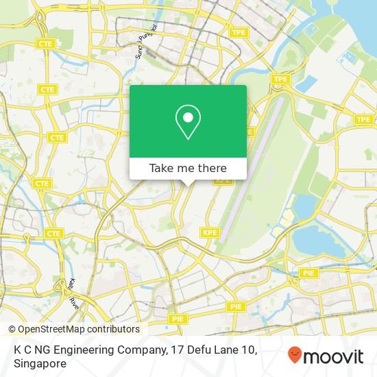 K C NG Engineering Company, 17 Defu Lane 10 map