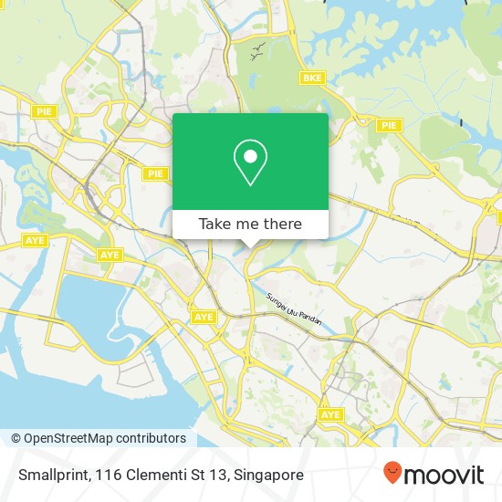 Smallprint, 116 Clementi St 13地图