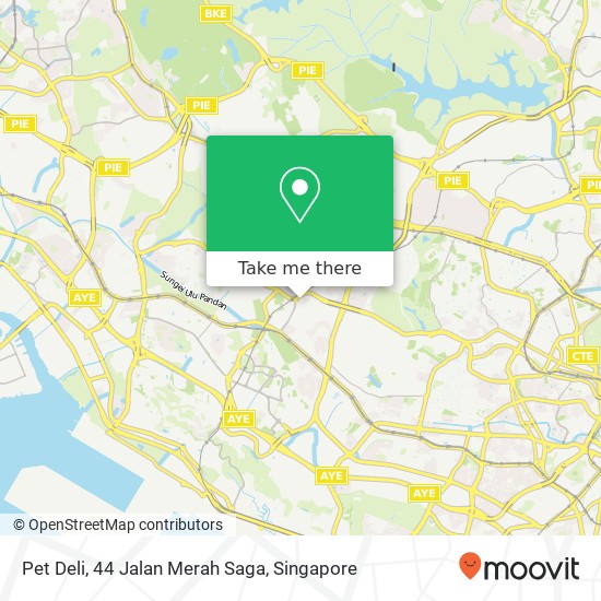 Pet Deli, 44 Jalan Merah Saga map