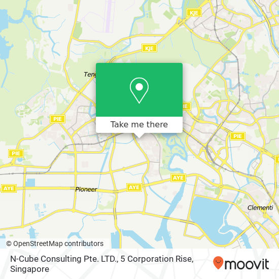 N-Cube Consulting Pte. LTD., 5 Corporation Rise map