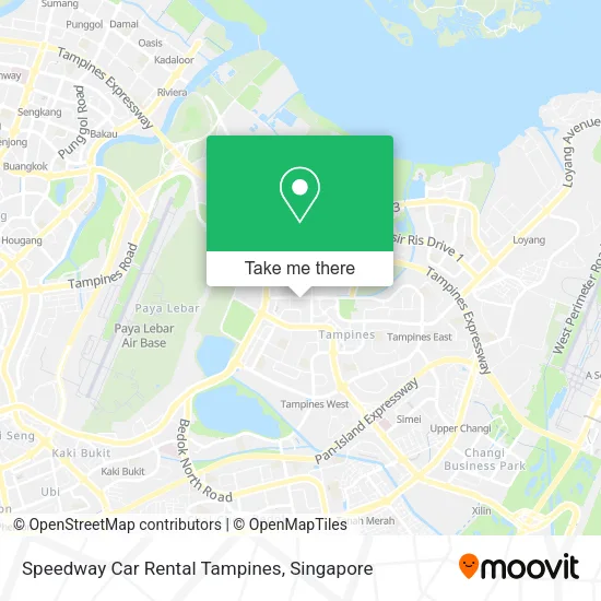 Speedway Car Rental Tampines地图
