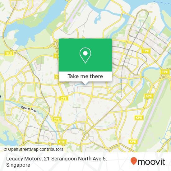 Legacy Motors, 21 Serangoon North Ave 5地图