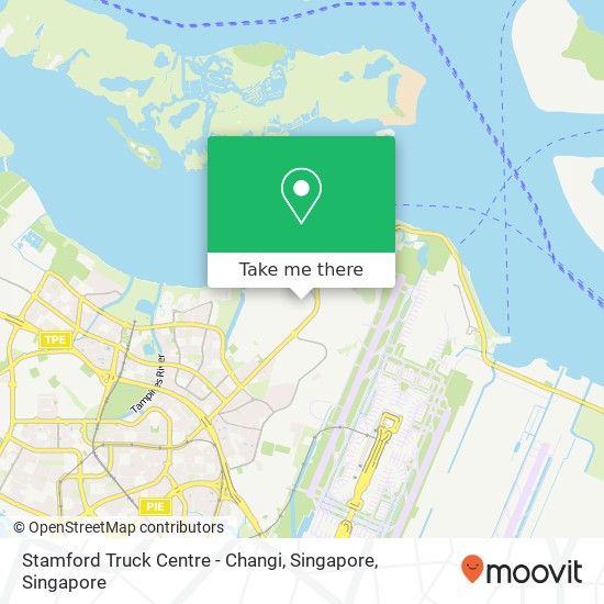 Stamford Truck Centre - Changi, Singapore map