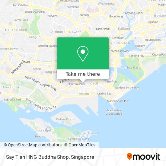 Say Tian HNG Buddha Shop map