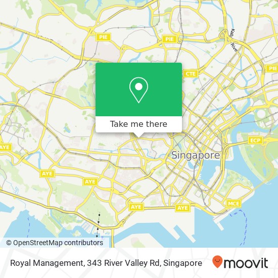 Royal Management, 343 River Valley Rd地图