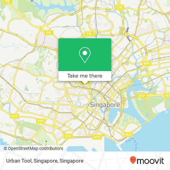 Urban Tool, Singapore map