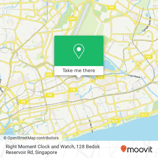 Right Moment Clock and Watch, 128 Bedok Reservoir Rd map