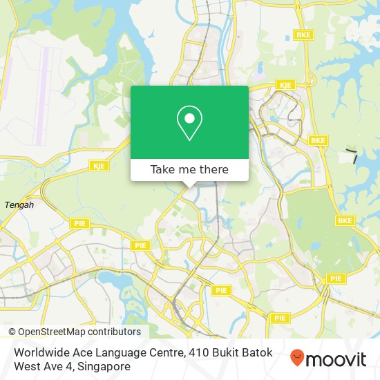 Worldwide Ace Language Centre, 410 Bukit Batok West Ave 4地图