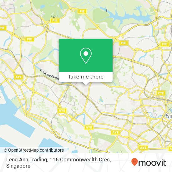Leng Ann Trading, 116 Commonwealth Cres map