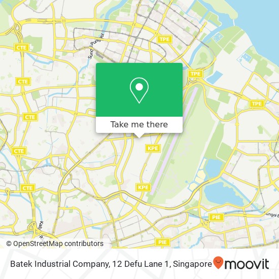 Batek Industrial Company, 12 Defu Lane 1 map