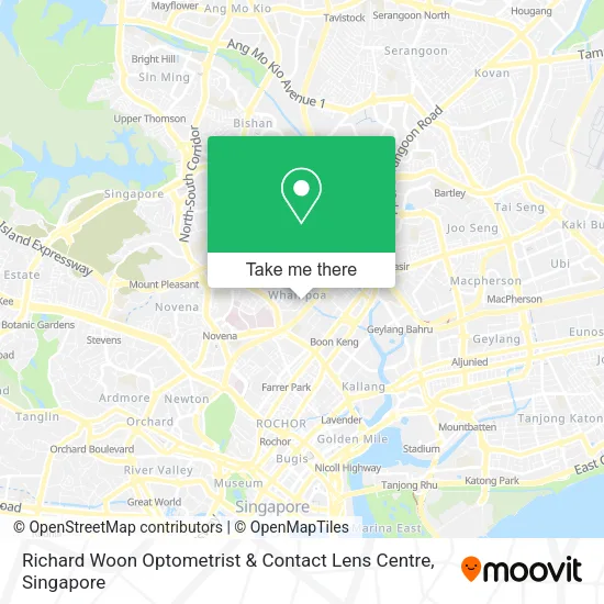 Richard Woon Optometrist & Contact Lens Centre map