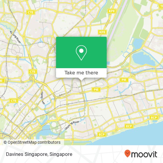 Davines Singapore map
