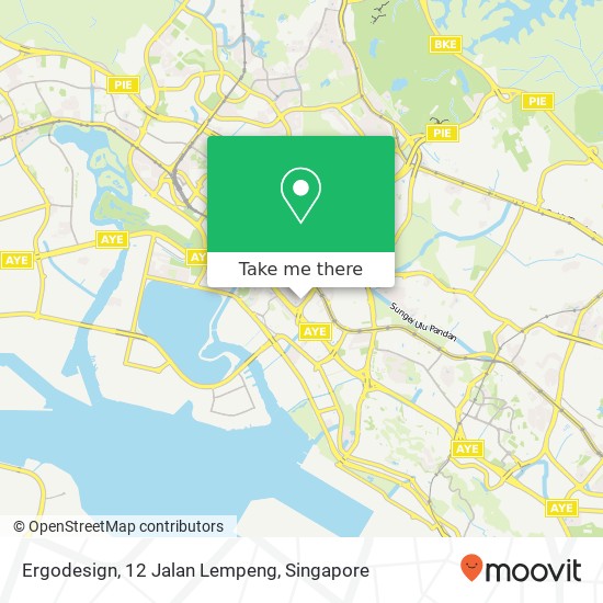 Ergodesign, 12 Jalan Lempeng map