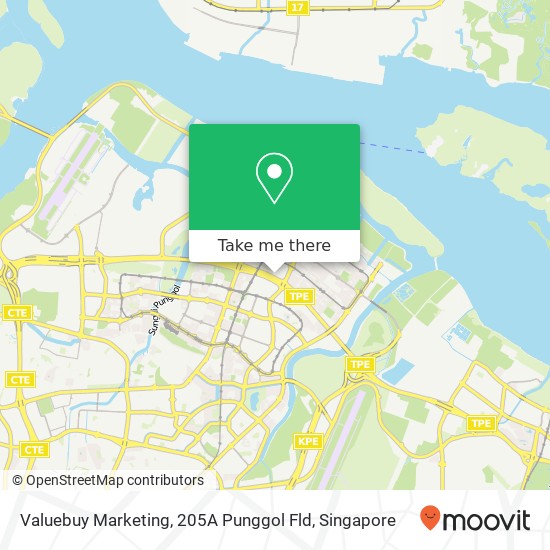 Valuebuy Marketing, 205A Punggol Fld map