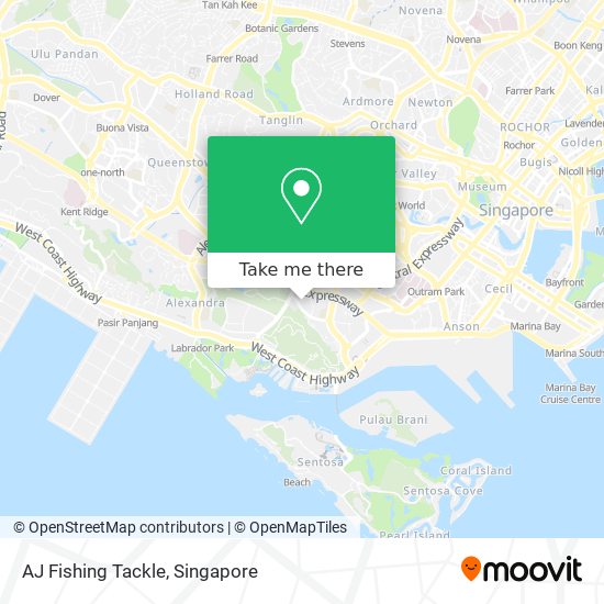 How to get to AJ Fishing Tackle in Singapore by Bus or Metro?