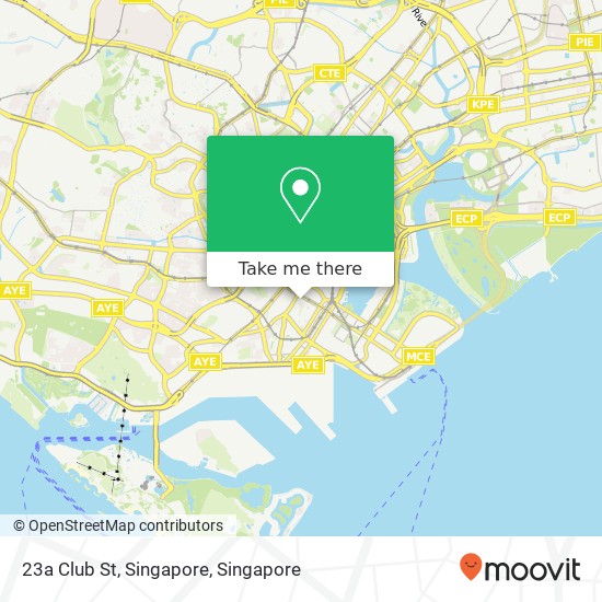 23a Club St, Singapore地图