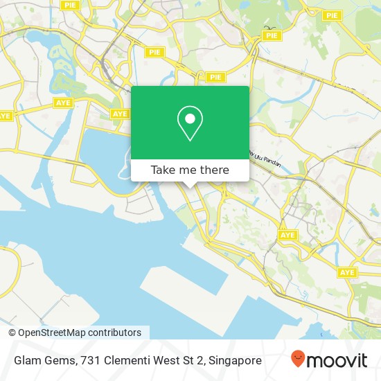 Glam Gems, 731 Clementi West St 2 map