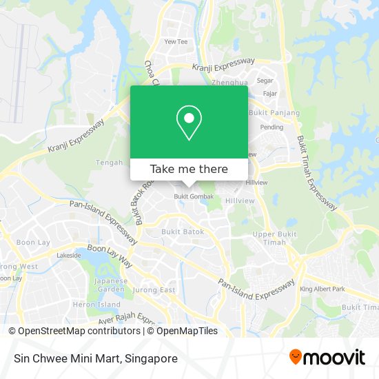 Sin Chwee Mini Mart map