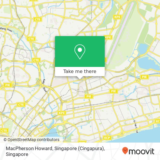 MacPherson Howard, Singapore (Cingapura)地图