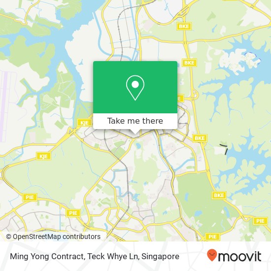 Ming Yong Contract, Teck Whye Ln map