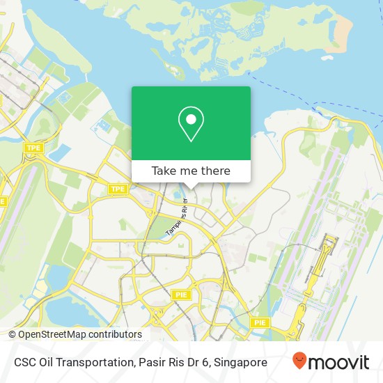 CSC Oil Transportation, Pasir Ris Dr 6 map