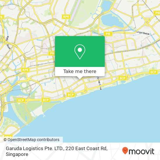 Garuda Logistics Pte. LTD., 220 East Coast Rd map