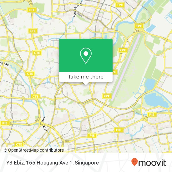 Y3 Ebiz, 165 Hougang Ave 1 map