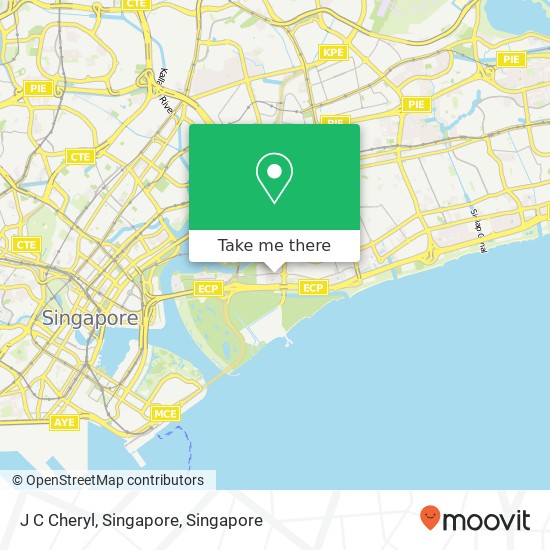 J C Cheryl, Singapore map