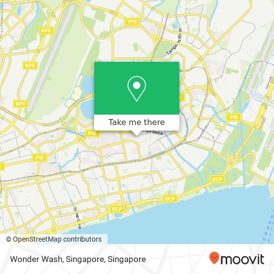 Wonder Wash, Singapore地图