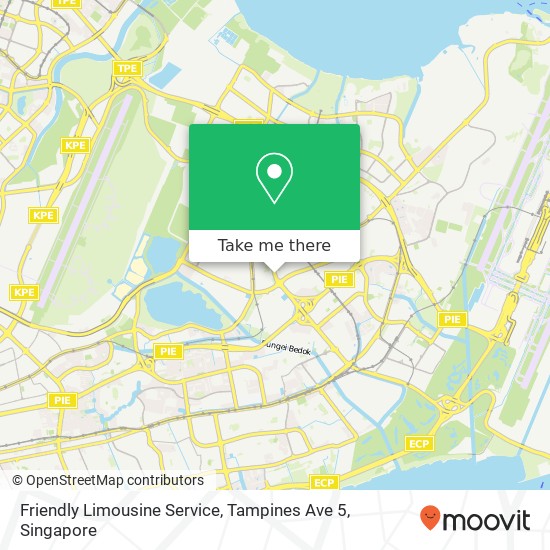 Friendly Limousine Service, Tampines Ave 5 map