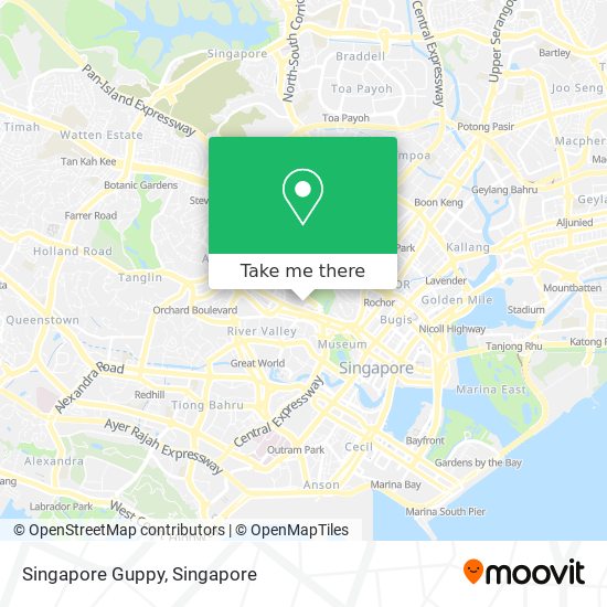 Singapore Guppy map