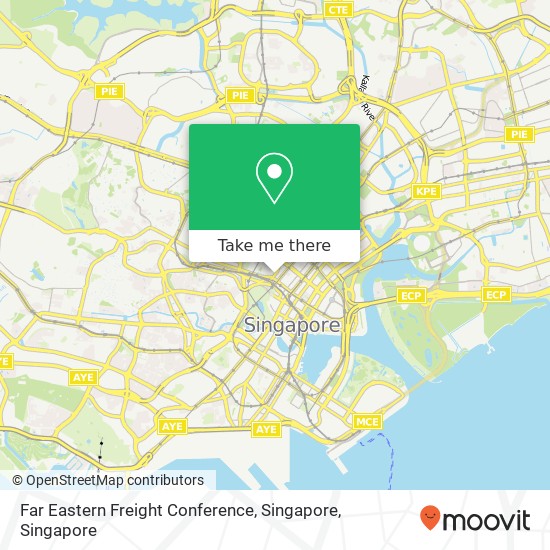 Far Eastern Freight Conference, Singapore map