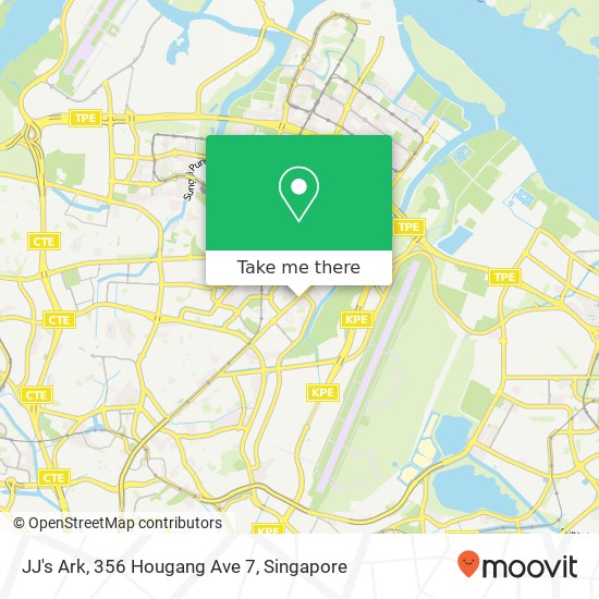 JJ's Ark, 356 Hougang Ave 7地图