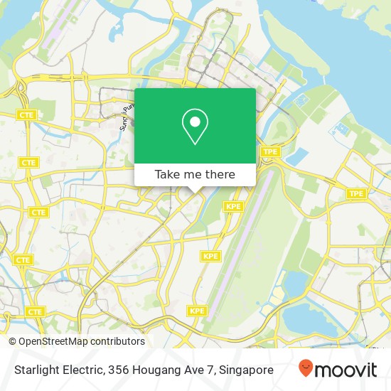 Starlight Electric, 356 Hougang Ave 7地图