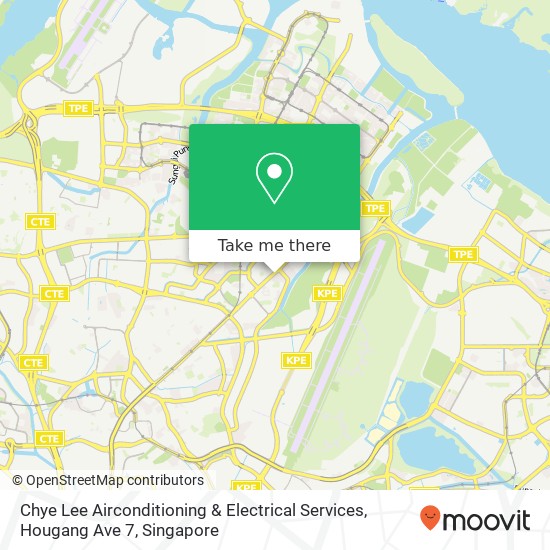 Chye Lee Airconditioning & Electrical Services, Hougang Ave 7 map