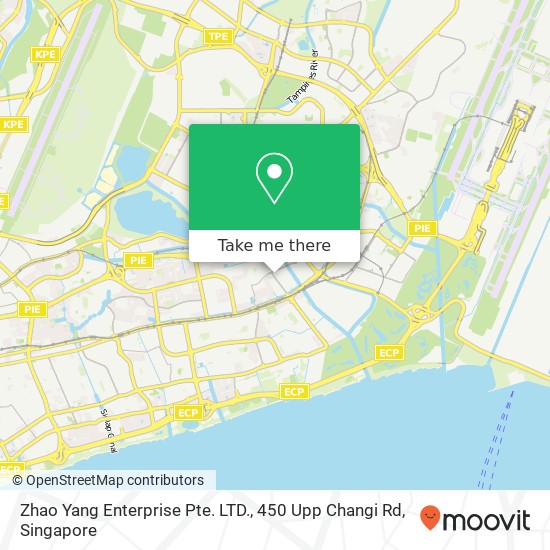 Zhao Yang Enterprise Pte. LTD., 450 Upp Changi Rd地图