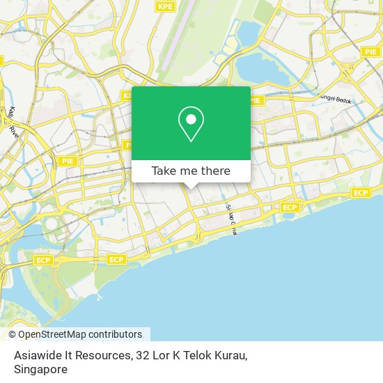 Asiawide It Resources, 32 Lor K Telok Kurau地图