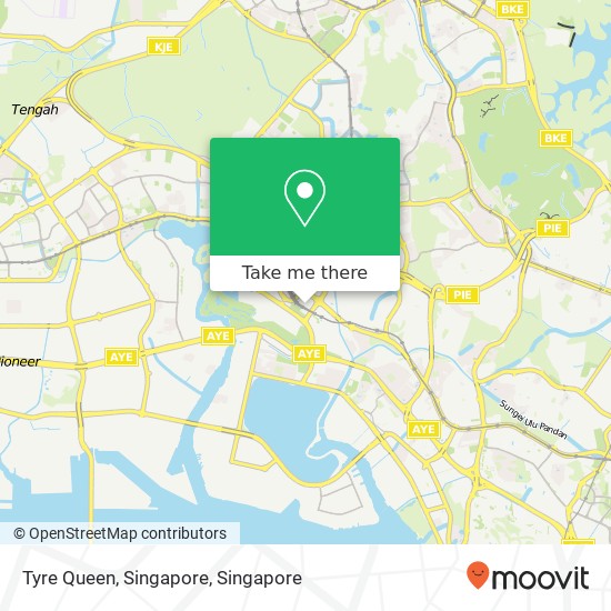 Tyre Queen, Singapore map