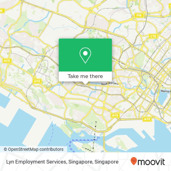 Lyn Employment Services, Singapore map