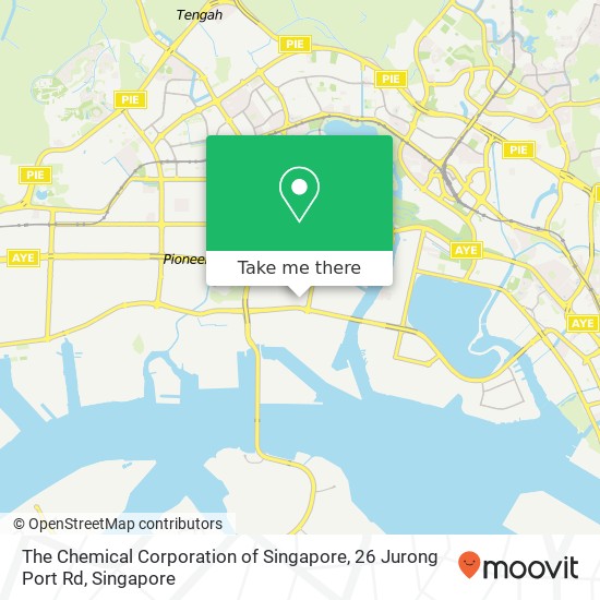 The Chemical Corporation of Singapore, 26 Jurong Port Rd地图