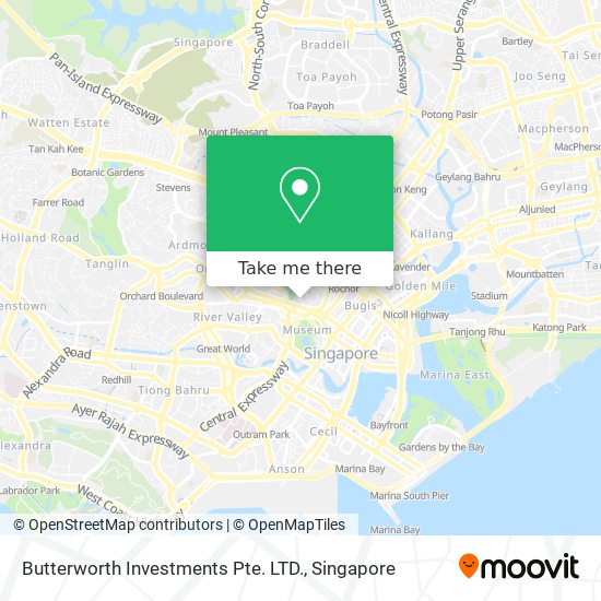 Butterworth Investments Pte. LTD.地图
