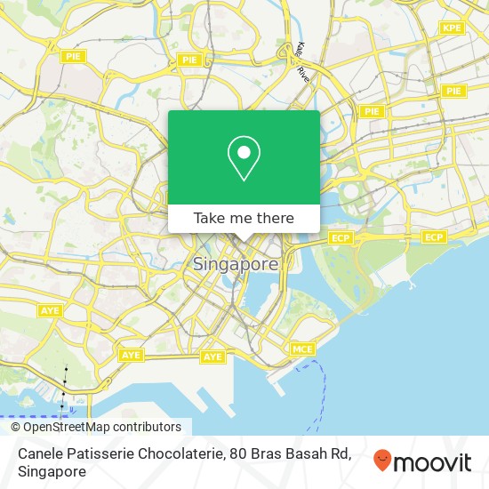 Canele Patisserie Chocolaterie, 80 Bras Basah Rd map