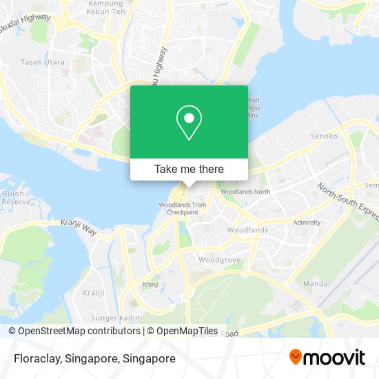 Floraclay, Singapore map