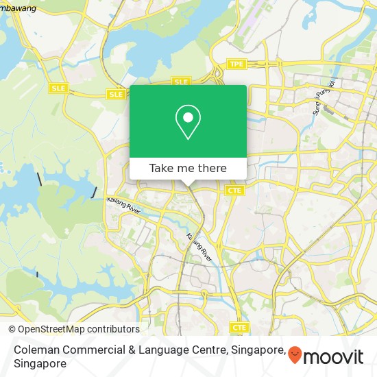 Coleman Commercial & Language Centre, Singapore map